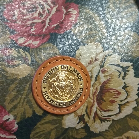 SOLD.BALMAIN *RARE* FLORAL BOSTON BAG - Picture 7 of 7